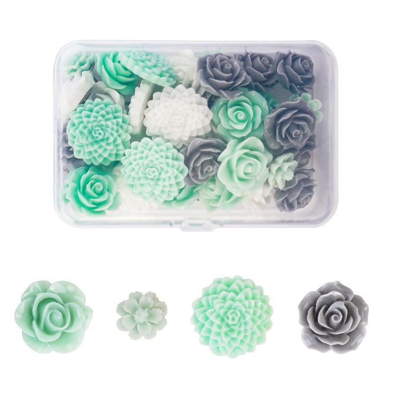 Temoyj 24Pcs Decorative Push pins,Cork Board Tacks,Bulletin Board Tacks,Thumb Tack Decorative for CorkBoard, Office Organization or Home - Image 1